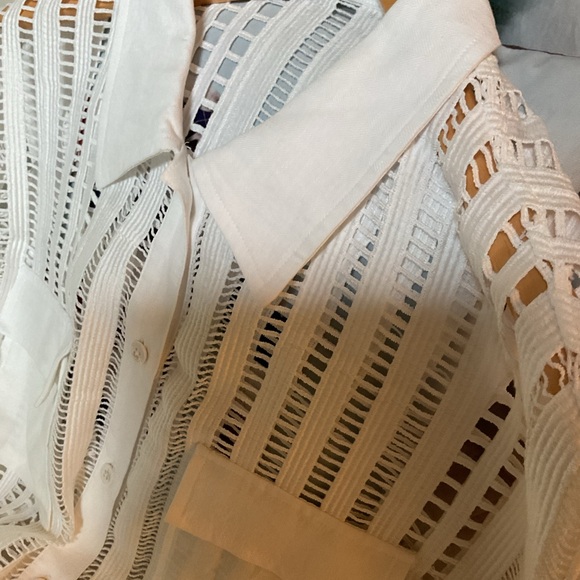 Christy Lynn Madeline play suit, Ivory, Large - Picture 6 of 15